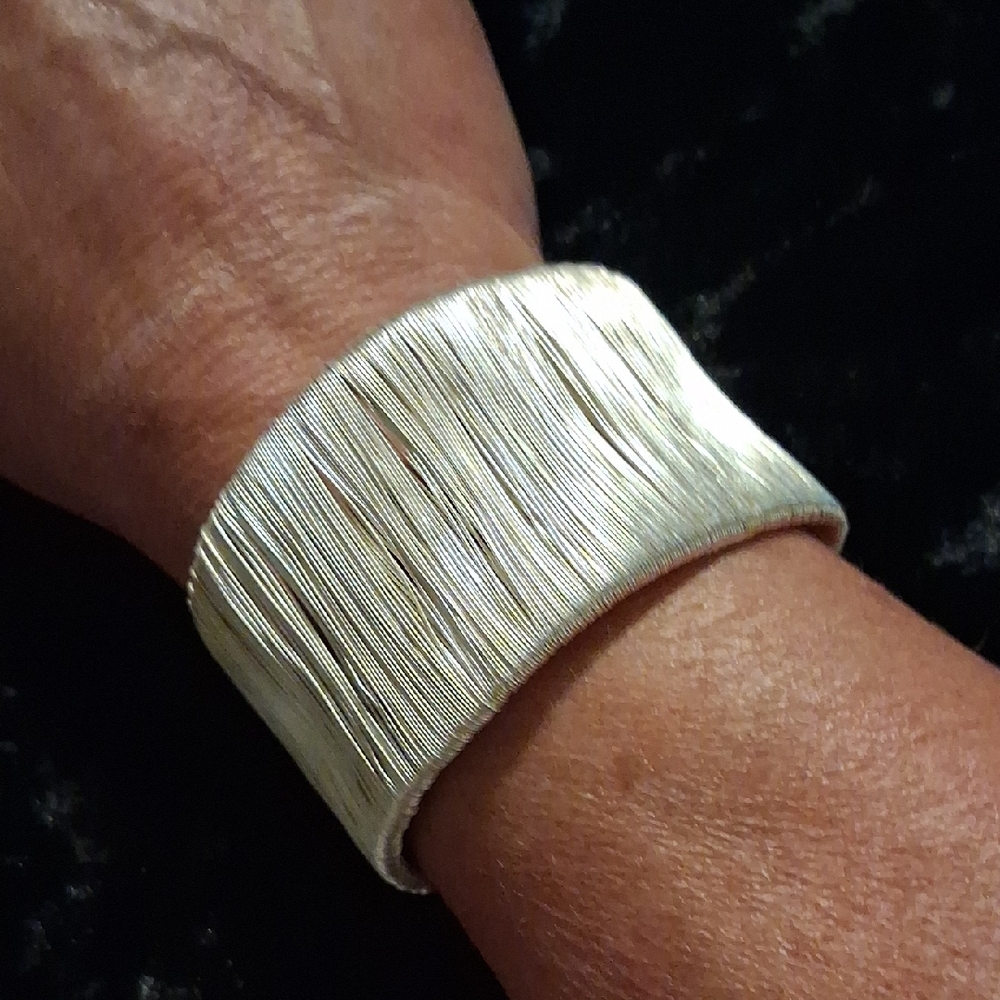 LOFT Textured Silver Bracelet - Picture 5 of 5